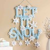 Let it Snow Christmas Door Wall Hanging Bucilla