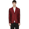 Пиджак Alexander McQueen Red Skull Jacquard Blazer