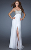 Long chiffon prom dress