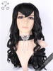 Black Gothic Lolita Wig ,Curly Ponytail Hair Extension