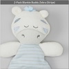 2-Pack Blankie Buddy Zebra