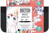 Набор маркеров SKETCH Manga set 24