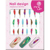 Наклейки для ногтей PINK UP NAIL DESIGN KIDS тон 48 (перья)