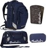 Koffer Profi Shop | Satch by Ergobag Schulrucksack-Set 4-tlg Match Robby Bobby 325 dunkelblau | online kaufen