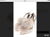 туфли Jimmy Choo with fox fur