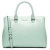 MICHAEL  KORS  Savannah Large Patent-Leather Satchel