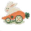 Rabbit Ride Beaded Cross Stitch Kit Mill Hill 2014 Spring Bouquet