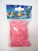 Розовые перламутровые Rainbow loom