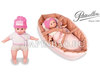 Petitcollin (Франция) Кукла игровая виниловая "Leo", 25 см,коллекция Organic baby Ecolo, с колыбелькой-переноской