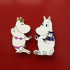 Snorkmaiden and Moomintroll wooden magnets