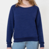 AA-tri blend raglan pullover in indigo