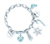 Серебряный браслет-цепочка  для подвесок в стиле Tiffany & Co.(и пару подвесок к нему), пример по ссылке, но очень нравится вид звеньев браслета на картинке, ссылку на такое плетение не нашла