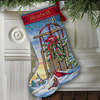 Dimensions Christmas Sled Stocking - Cross Stitch Kit 8819 - 123Stitch.com