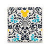 Mickey Mouse Icon Indigo Tile - Floral