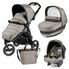 Коляска 3 в 1 Peg-Perego Book Cross Set Modular - Luxe Grey