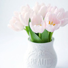 White tulips