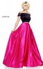 Beading Black/Fuchsia 2-PC Floral Dress Prom 2017 By Sherri Hill 51101