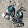 Labradorite Gypsy Earrings