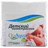 Qu Aqua Непромокаемый наматрасник на резинках по углам (махра) 120х60