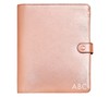 LEATHER PERSONAL PLANNER LARGE ROSE GOLD: LOVELY