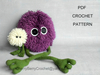 Quasi-Boo fluffy monster PDF Crochet Pattern