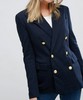 Ralph Lauren Double-breasted Dark Blue Blazer