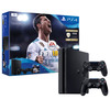 Playstation 4 (1000 Гб, 2 геймпада, чёрная)