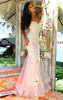 Sweetheart Neck Discount Beaded Pattern Sherri Hill 50001 Long Chiffon Evening Gown Blush/Ivory