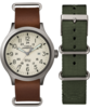 timex Scout 43mm Brown Strap