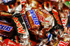 Twix, Mars, Snickers, Bounty