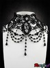 Victorian beaded choker "BURLESQUE"