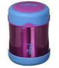 THERMOS FOOGO  10-Ounce Food Jar, Aubergine/Blue