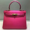 Hermes Kelly Bag Togo Leather Gold Hardware In Rose