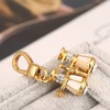 Juicy Couture Gold-Tone Diamond Telescope Charm