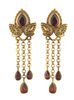 INDIRA EARRINGS (garnet)