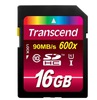 Карта памяти TRANSCEND SDHC 16GB Class 10 UHS-1 Ultimate (TS16GSDHC10U1)