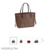 Сумка LV NEVERFULL PM канва Damier Ebène