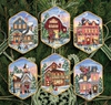 8785-DMS Christmas Village Ornaments