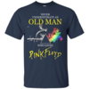 Never Underestimate an Old Man Who Loves Pink Floyd Cotton T-Shirt