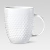 Beaded Porcelain Coffee Mug 15oz - White - Threshold™