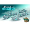 Набор кубиков "Ethereal Ice with Burning Blue", прозрачно-голубой