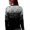 Too Fast Women's Fly Me to The Moon Long Sleeve Bat Sweater Cardigan Black B07JGHC29P