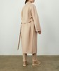 Beige Wrap Lengthened Coat