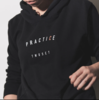 TwoSet Black Practice Hoodie