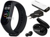 Умный браслет Xiaomi Mi Band 4 Black & Redmi AirDots набор