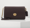 Coach Polished Pebble Crosstown Crossbody Oxblood