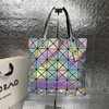 Issey Miyake Lucent Metallic Tote Silver