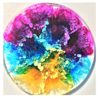 Alcohol based epoxy resin inks