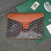 Goyard Goyardine Envelope Clutch Brown