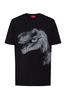 Boss Regular-fit cotton-jersey T-shirt with graphic print Style Drex - 50438757